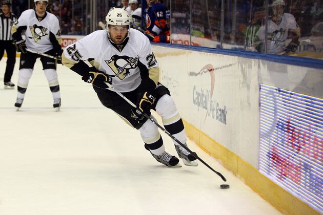 Penguins Re-Sign Forward Eric Tangradi and 3 Defensemen