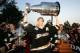 ANAHEIM, CA - JUNE 9: Chris Pronger #25 of the Anaheim Ducks celebrates winning the 2007 Stanley Cup during the 'Anaheim Ducks Stanley Cup Victory Celebration' June 9, 2007 at Honda Center in Anaheim, California. (Photo by Jeff Gross/Getty Images)