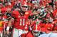 TAMPA, FL - JANUARY 02: Quarterback Aaron Murray #11 of the Georgia Bulldogs sets for play against the Michigan State Spartans in the Outback Bowl January 2, 2012 at Raymond James Stadium in Tampa, Florida. (Photo by Al Messerschmidt/Getty Images)