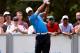 FARMINGDALE, NY - AUGUST 24: Tiger Woods hits his tee shot on the second hole during the second round of The Barclays at the Black Course at Bethpage State Park August 24, 2012 in Farmingdale, New York. (Photo by Kevin C. Cox/Getty Images)