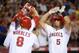 ANAHEIM, CA - AUGUST 13: Albert Pujols #5 of the Los Angeles Angels of Anaheim celebrates after hitting a two run homerun in the eighth inning against the Cleveland Indians at Angel Stadium of Anaheim on August 13, 2012 in Anaheim, California. (Photo by Lisa Blumenfeld/Getty Images)