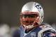 Jan 14, 2012, Foxborough, MA, USA; New England Patriots guard Brian Waters (54) during an AFC Divisional Playoff game against the Denver Broncos at Gillette Stadium. The Patriots defeated the Broncos 45-10. Mandatory Credit: Kirby Lee/Image of Sport-US PRESSWIRE