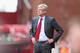 STOKE ON TRENT, ENGLAND - AUGUST 26: Arsene Wenger, the Arsenal manager looks on during the Barclays Premier League match between Stoke City and Arsenal at the Britannia Stadium on August 26, 2012 in Stoke on Trent, England. (Photo by David Rogers/Getty Images)