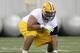 GREEN BAY, WI - MAY 11: Andrew Datko #77 of the Green Bay Packers participates in drills during mini camp at the Don Hutson Center on May 11, 2012 in Green Bay, Wisconsin. (Photo by Mike McGinnis/Getty Images)