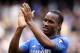 LONDON, ENGLAND - MAY 13: Didier Drogba of Chelsea applauds the fans during the Barclays Premier League match between Chelsea and Blackburn Rovers at Stamford Bridge on May 13, 2012 in London, England. (Photo by Ian Walton/Getty Images)