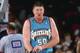 28 Feb 1999: Bryant Reeves #50 of the Vancover Grizzlies getting set to take a free throw during the game against the Denver Nuggets at the McNichols Arena in Denver, Colorado. The Nuggets defeated the Grizzlies 116-112.