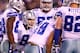EAST RUTHERFORD, NJ - JANUARY 01: Tony Romo #9 of the Dallas Cowboys talks to his team in the huddle against the New York Giants at MetLife Stadium on January 1, 2012 in East Rutherford, New Jersey. (Photo by Al Bello/Getty Images)