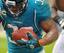JACKSONVILLE, FL - DECEMBER 11: Running back Maurice Jones-Drew #32 of the Jacksonville Jaguars bows after a fourth-quarter touchdown run against the Tampa Bay Buccaneers December 11, 2011 at EverBank Field in Jacksonville, Florida. Jones-Drew scored four times and the Jaguars won 41 - 14. (Photo by Al Messerschmidt/Getty Images)