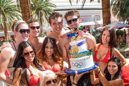 Michael Phelps Owns Vegas Labor Day Weekend
