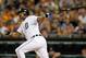 DETROIT, MI - SEPTEMBER 02: Delmon Young #21 of the Detroit Tigers watches his sixth inning three-run home run while playing the Chicago White Sox at Comerica Park on September 2, 2012 in Detroit, Michigan. (Photo by Gregory Shamus/Getty Images)