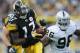 Pittsburgh's Mike Wallace, a top-7 fantasy receiver heading into training camp, tallied 132 catches, 2,450 yards and 18 TDs for the 2010 and 2011 season. (US PRESSWIRE)