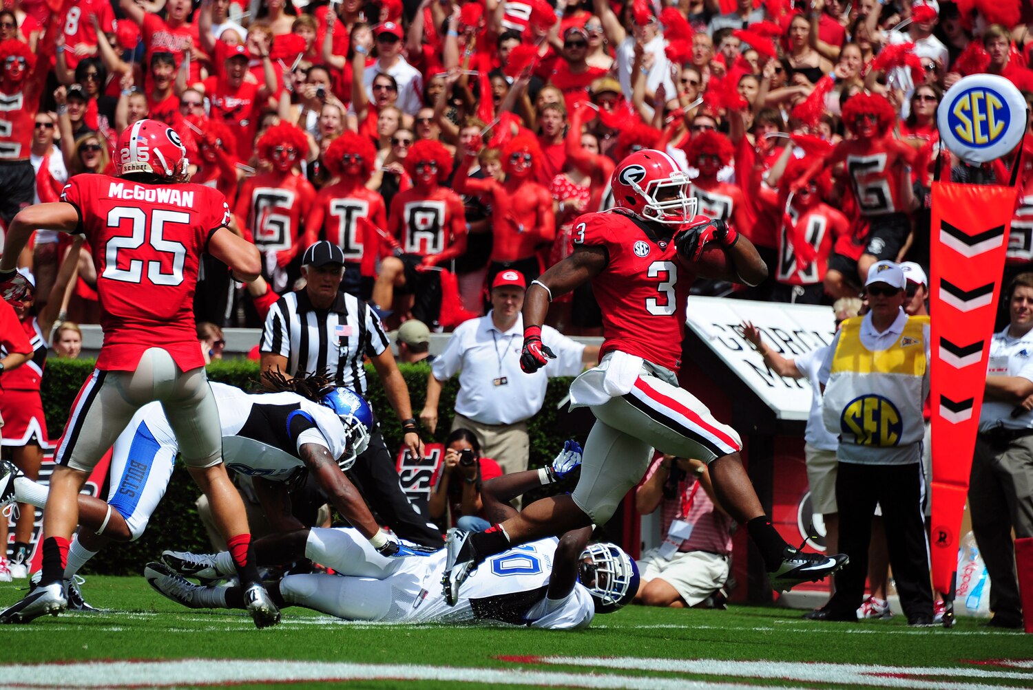 Football Analysis from the Bulldogs Week 1 Victory Bleacher