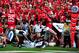 ATHENS, GA - SEPTEMBER 1: Todd Gurley #3 of the Georgia Bulldogs rushes for a first quarter touchdown against the Buffalo Bulls at Sanford Stadium on September 1, 2012 in Athens, Georgia. (Photo by Scott Cunningham/Getty Images)