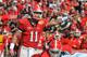 TAMPA, FL - JANUARY 02: Quarterback Aaron Murray #11 of the Georgia Bulldogs sets for play against the Michigan State Spartans in the Outback Bowl January 2, 2012 at Raymond James Stadium in Tampa, Florida. (Photo by Al Messerschmidt/Getty Images)