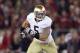 STANFORD, CA - NOVEMBER 26: Manti Te'o #5 of the Notre Dame Fighting Irish in action against the Stanford Cardinal at Stanford Stadium on November 26, 2011 in Stanford, California. (Photo by Ezra Shaw/Getty Images)