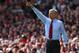 LIVERPOOL, ENGLAND - SEPTEMBER 02: Arsene Wenger the manager of Arsenal gives his players instructions during the Barclays Premier League match between Liverpool and Arsenal at Anfield on September 2, 2012 in Liverpool, England. (Photo by Alex Livesey/Getty Images)