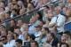 NEWCASTLE UPON TYNE, ENGLAND - AUGUST 18: Newcastle United Manager Alan Pardew looks on from the stands after being sent from the touchline during the Barclays Premier League match between Newcastle United and Tottenham Hotspur at Sports Direct Arena on August 18, 2012 in Newcastle upon Tyne, England. (Photo by Chris Brunskill/Getty Images)