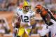 CINCINNATI, OH - AUGUST 23: Aaron Rodgers #12 of the Green Bay Packers looks to pass the football against the Cincinnati Bengals during a preseason NFL game at Paul Brown Stadium on August 23, 2012 in Cincinnati, Ohio. (Photo by Joe Robbins/Getty Images)