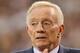 ARLINGTON, TX - NOVEMBER 21: Dallas Cowboys owner Jerry Jones watches as the Cowboys take on the Detroit Lions at Cowboys Stadium on November 21, 2010 in Arlington, Texas. (Photo by Tom Pennington/Getty Images)