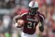 COLUMBIA, SC - OCTOBER 08: Marcus Lattimore #21 of the South Carolina Gamecocks runs with the ball against the Kentucky Wildcats during their game at Williams-Brice Stadium on October 8, 2011 in Columbia, South Carolina. (Photo by Streeter Lecka/Getty Images)