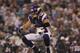 Aug 24, 2012; Minneapolis, MN, USA; Minnesota Vikings defensive back Harrison Smith (22) against the San Diego Chargers at the Metrodome. The Chargers defeated the Vikings 12-10. Mandatory Credit: Brace Hemmelgarn-US PRESSWIRE