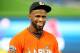 MIAMI, FL - SEPTEMBER 02: Jose Reyes #7 of the Miami Marlins warms up against the New York Mets at Marlins Park on September 2, 2012 in Miami, Florida. (Photo by Marc Serota/Getty Images)
