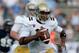 HOUSTON, TX - AUGUST 30: Brett Hundley #17 of the UCLA Bruins looks to throw a pass during the game against the Rice Owls at Rice Stadium on August 30, 2012 in Houston, Texas. (Photo by Scott Halleran/Getty Images)