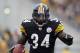 PITTSBURGH, PA - DECEMBER 24: Rashard Mendenhall #34 of the Pittsburgh Steelers carries the ball against the St. Louis Rams during the game on December 24, 2011 at Heinz Field in Pittsburgh, Pennsylvania. The Steelers won 27-0. (Photo by Justin K. Aller/Getty Images)