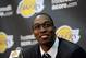EL SEGUNDO, CA - AUGUST 10: Dwight Howard speaks after being introduced to the media as the newest member of the Los Angeles Lakers during a news conference at the Toyota Sports Center on August 10, 2012 in El Segundo, California. The Lakers aquired Howard from Orlando Magic in a four-team trade. In addition Lakers wil receive Chris Duhon and Earl Clark from the Magic. (Photo by Kevork Djansezian/Getty Images)