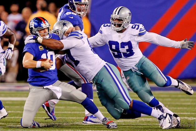 Cowboys vs. Giants: Full Week 1 Report Card for New York QB Eli Manning