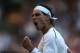 LONDON, ENGLAND - JUNE 28: Rafael Nadal of Spain reacts during his Gentlemen's Singles second round match against Lukas Rosol of the Czech Republic on day four of the Wimbledon Lawn Tennis Championships at the All England Lawn Tennis and Croquet Club on June 28, 2012 in London, England. (Photo by Clive Rose/Getty Images)