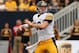 CHICAGO, IL - SEPTEMBER 01: James Vandenberg #16 of the Iowa Hawkeyes looks for a receiver against the Northern Illinois Huskies at Soldier Field on September 1, 2012 in Chicago, Illinois. Iowa defeated Northern Illinois 18-17. (Photo by Jonathan Daniel/Getty Images)