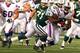 EAST RUTHERFORD, NJ - NOVEMBER 27: Darrelle Revis #24 of the New York Jets tackles Steve Johnson #13 of the Buffalo Bills during their game on November 27, 2011 at MetLife Stadium in East Rutherford, New Jersey. (Photo by Al Bello/Getty Images)