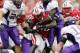 MADISON, WI - SEPTEMBER 01: Running back Montee Ball #28 of the Wisconsin Badgers runs the ball against the Northern Iowa Panthers on September 1, 2012 at Camp Randall Stadium in Madison, Wisconsin. (Photo by Tom Lynn/Getty Images)