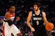 ORLANDO, FL - FEBRUARY 24: Ricky Rubio #9 of the Minnesota Timberwolves and Team Shaq drives against John Wall #2 of the Washington Wizards and Team Chuck during the BBVA Rising Stars Challenge part of the 2012 NBA All-Star Weekend at Amway Center on February 24, 2012 in Orlando, Florida. NOTE TO USER: User expressly acknowledges and agrees that, by downloading and or using this photograph, User is consenting to the terms and conditions of the Getty Images License Agreement. (Photo by Mike Ehrmann/Getty Images)