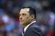 KANSAS CITY, MO - MARCH 07: Billy Gillispie head coach of the Texas Tech Red Raiders looks on during a game against the Oklahoma State Cowboys the first round of the Big 12 Basketball Tournament March 07, 2011 at Sprint Center in Kansas City, Missouri. (Photo by Ed Zurga/Getty Images)
