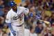 LOS ANGELES, CA - SEPTEMBER 04: Matt Kemp #27 of the Los Angeles Dodgers reacts as he flies out in the fourth inning against the San Diego Padres at Dodger Stadium on September 4, 2012 in Los Angeles, California. (Photo by Harry How/Getty Images)