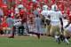 COLUMBUS, OH - SEPTEMBER 8: Braxton Miller #5 of the Ohio State Buckeyes scrambles for positive yardage during the fourth quarter against the Central Florida Knights on September 8, 2012 at Ohio Stadium in Columbus, Ohio. Ohio defeated Central Florida 31-16. (Photo by Kirk Irwin/Getty Images)