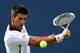 NEW YORK, NY - SEPTEMBER 08: Novak Djokovic of Serbia returns a shot during his men's singles semifinal match against David Ferrer of Spain on Day Thirteen of the 2012 US Open at USTA Billie Jean King National Tennis Center on September 8, 2012 in the Flushing neighborhood of the Queens borough of New York City. (Photo by Clive Brunskill/Getty Images)