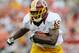 LANDOVER, MD - AUGUST 25: Alfred Morris #46 of the Washington Redskins runs the ball against the Indianapolis Colts during a preseason game at FedExField on August 25, 2012 in Landover, Maryland. (Photo by Patrick McDermott/Getty Images)