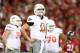TUCSON, AZ - SEPTEMBER 08: Quarterback Wes Lunt #11 of the Oklahoma State Cowboys looks for a play call during the college football game against the Arizona Wildcats at Arizona Stadium on September 8, 2012 in Tucson, Arizona. The Wildcats defeated the Cowboys 59-38. (Photo by Christian Petersen/Getty Images)