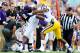 BATON ROUGE, LA - SEPTEMBER 08: Kasen Williams #2 of the Washington Huskies is unable to catch a pass inbounds while being defended by Tharold Simon #24 of the LSU Tigers during a game at Tiger Stadium on September 8, 2012 in Baton Rouge, Louisiana. (Photo by Stacy Revere/Getty Images)