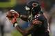 CHICAGO, IL - AUGUST 09: Alshon Jeffery #17 of the Chicago Bears participates in warm-ups before a preseason game against the Denver Broncos at Soldier Field on August 9, 2012 in Chicago, Illinois. The Broncos defeated the Bears 31-3. (Photo by Jonathan Daniel/Getty Images)
