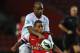 LONDON, ENGLAND - JULY 14: Jason Puncheon of Southampton and Jernade Meade of Arsenal during the Markus Liebherr Memorial Cup match between Southampton and Arsenal at St Mary's Stadium on July 14, 2012 in Southampton, England. (Photo by Steve Bardens/Getty Images)