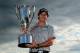 CARMEL, IN - SEPTEMBER 09: Rory McIlroy of Northern Ireland poses with his trophies after he wining the BMW Championship at Crooked Stick Golf Club on September 9, 2012 in Carmel, Indiana. (Photo by Warren Little/Getty Images)