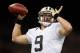 NEW ORLEANS, LA - AUGUST 17: Drew Brees #9 of the New Orleans Saints during the game against the Jacksonville Jaguars at the Mercedes-Benz Superdome on August 17, 2012 in New Orleans, Louisiana. (Photo by Chris Graythen/Getty Images)