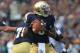 SOUTH BEND, IN - SEPTEMBER 08: Everett Golson #5 of the Notre Dame Fighting Irish passes against the Purdue Boilermakers at Notre Dame Stadium on September 8, 2012 in South Bend, Indiana. Notre Dame defeated Purdue 21-17. (Photo by Jonathan Daniel/Getty Images)