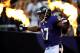 BALTIMORE, MD - SEPTEMBER 10: Running back Ray Rice #27 of the Baltimore Ravens runs onto the field during player introductions before taking on the Cincinnati Bengals at M&T Bank Stadium on September 10, 2012 in Baltimore, Maryland. (Photo by Patrick Smith/Getty Images)