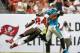 Mark Barron flies around the football field. (Photo courtesy Buccaneers.com)
