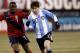 EAST RUTHERFORD, NJ - MARCH 26: Lionel Messi #10 of Argentina runs with Maurice Edu #7 of the United States during the first half of a friendly match at New Meadowlands Stadium on March 26, 2011 in East Rutherford, New Jersey. (Photo by Jeff Zelevansky/Getty Images)